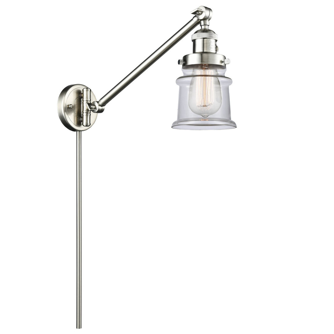 Innovations Lighting 237-SN-G182S-LED  Franklin Restoration Lamp Brushed Satin Nickel