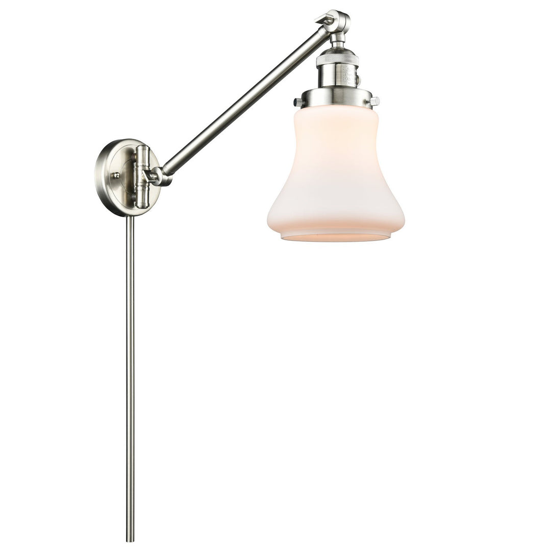 Innovations Lighting 237-SN-G191-LED  Franklin Restoration Lamp Brushed Satin Nickel
