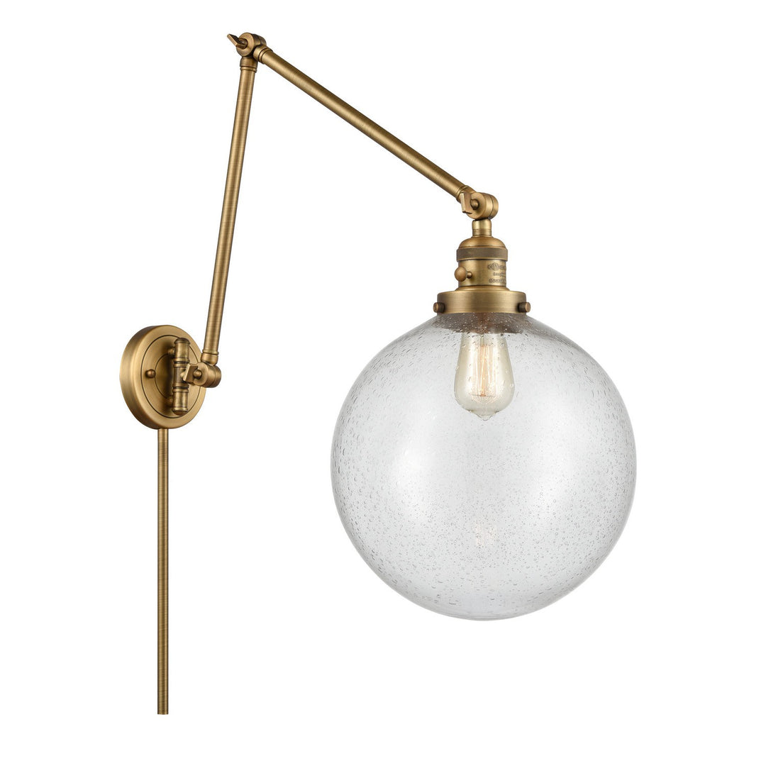 Innovations Lighting 238-BB-G204-12  Franklin Restoration Lamp Brushed Brass