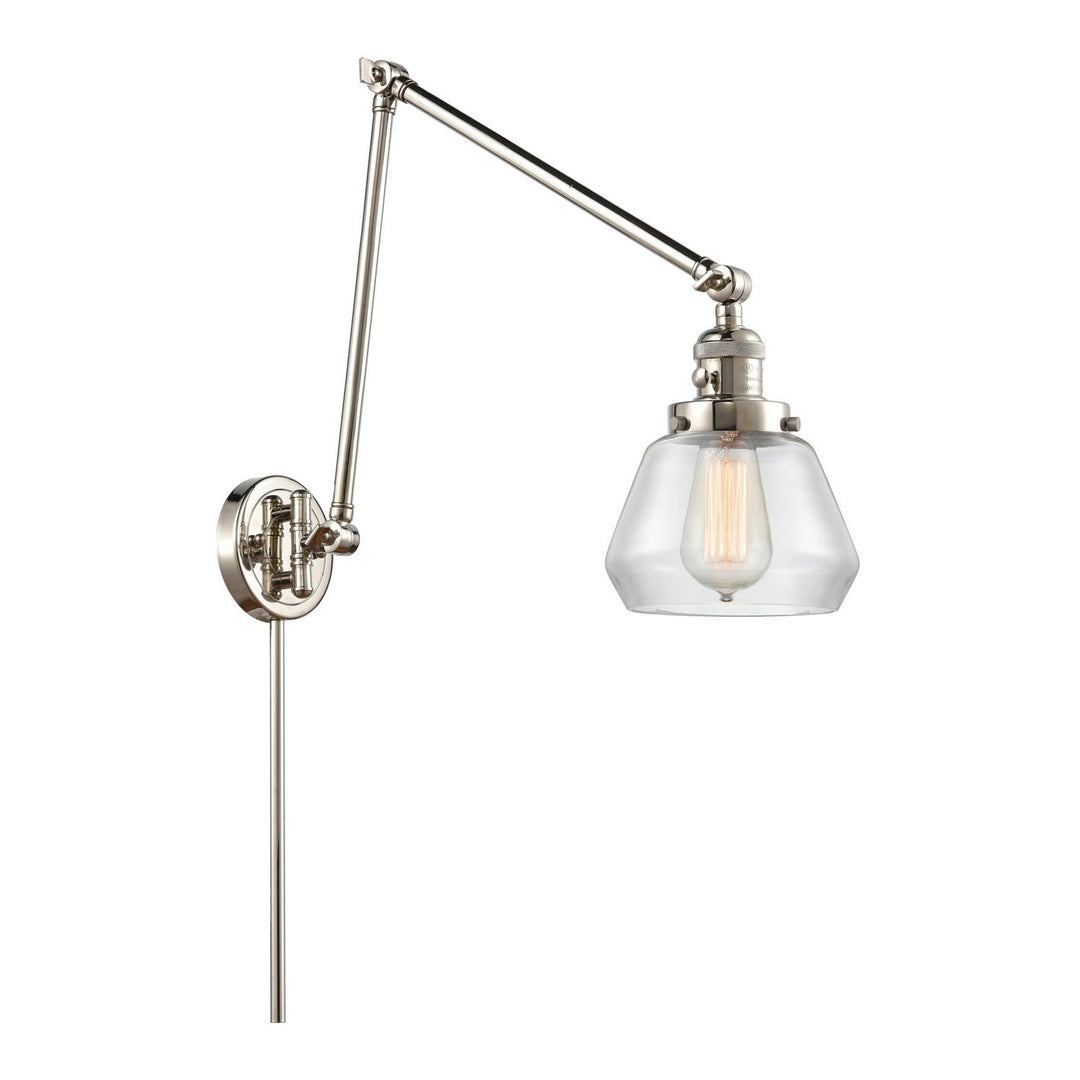 Innovations Lighting 238-PN-G172  Franklin Restoration Lamp Polished Nickel