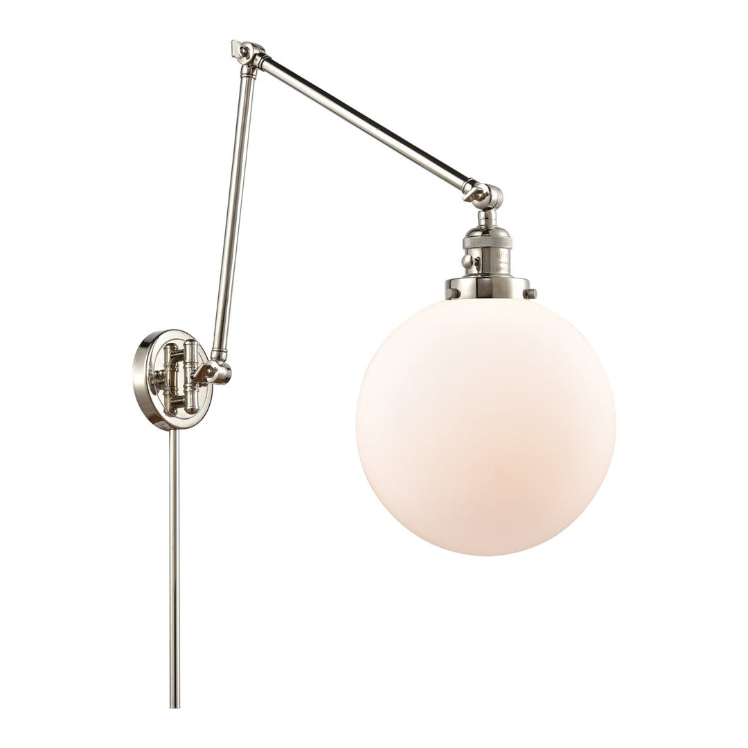 Innovations Lighting 238-PN-G201-10  Franklin Restoration Lamp Polished Nickel