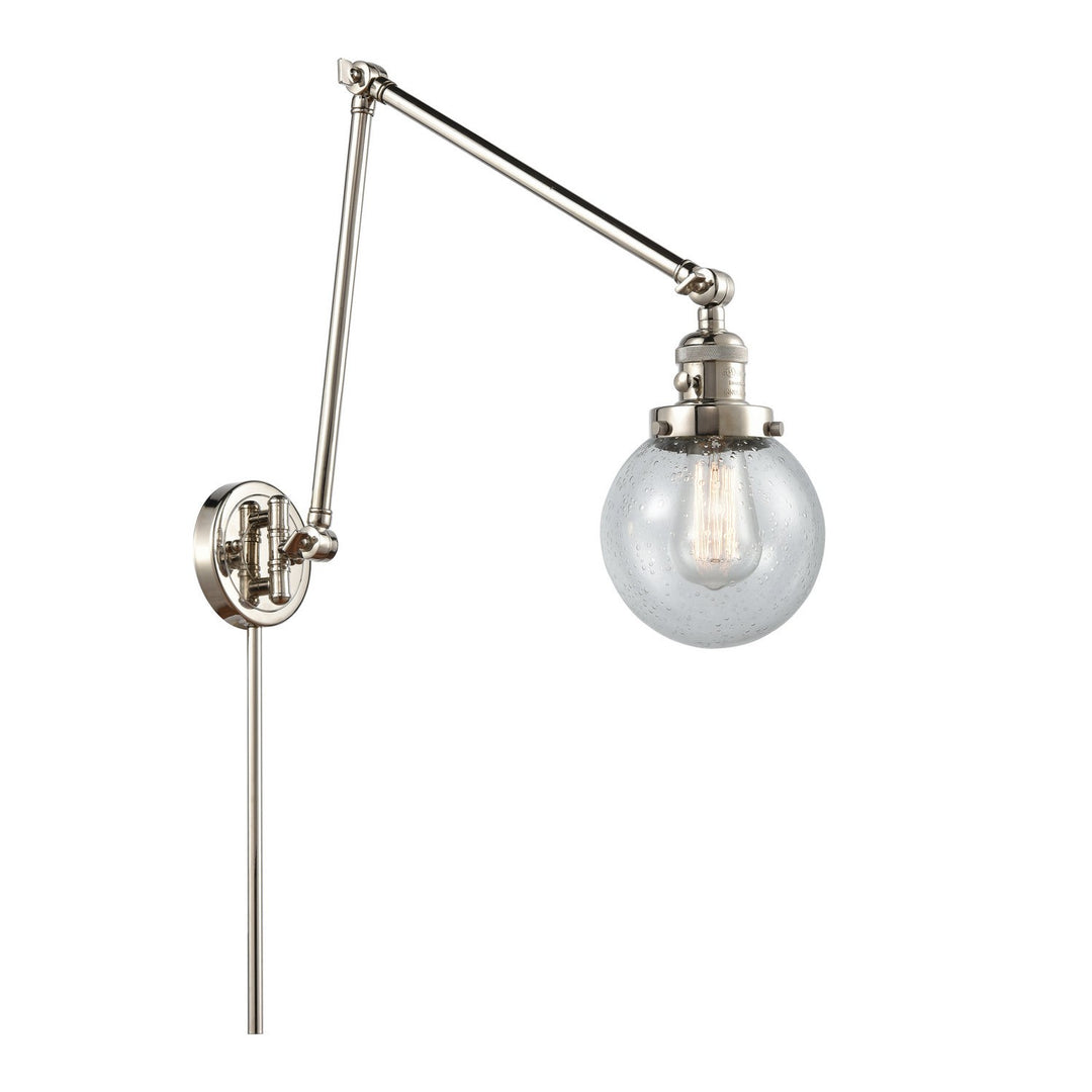 Innovations Lighting 238-PN-G204-6  Franklin Restoration Lamp Polished Nickel