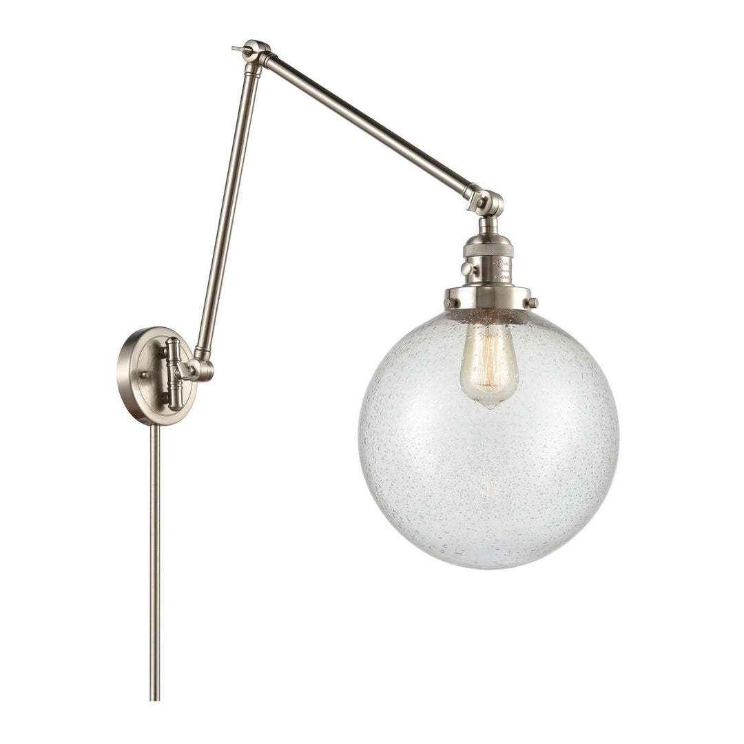 Innovations Lighting 238-SN-G204-10  Franklin Restoration Lamp Brushed Satin Nickel