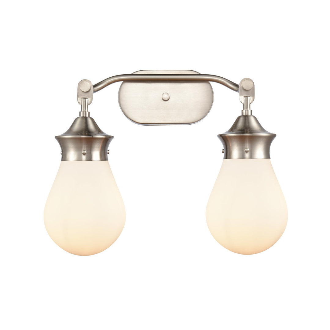 Innovations 414-2W-SN-6W Bath Vanity Light 19 in. wide - Satin Nickel