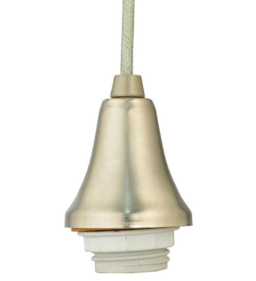 Meyda Tiffany Lighting 111247 Moose Creek One Light Pendant Hardware Utility Light Pewter, Nickel, Silver