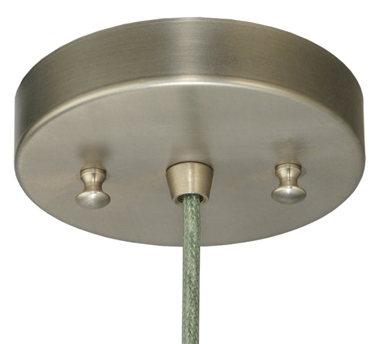 Meyda Tiffany Lighting 111247 Moose Creek One Light Pendant Hardware Utility Light Pewter, Nickel, Silver