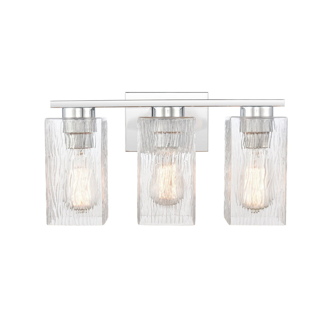 Innovations Auralume 419-3W-PC-CL Bath Vanity Light 17 in. wide - Polished Chrome