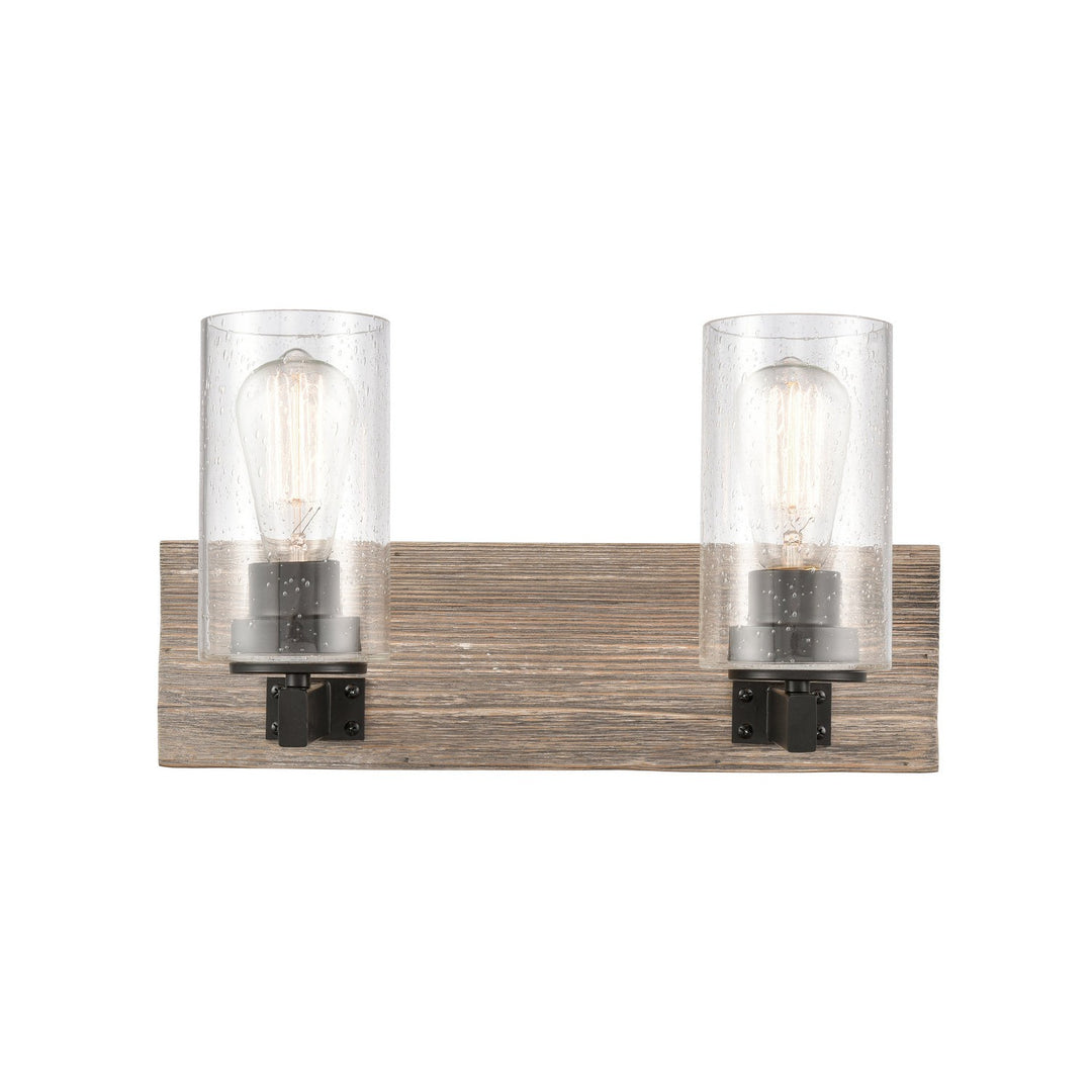 Innovations 424-2W-BK-SDY Bath Vanity Light 18 in. wide - Matte Black