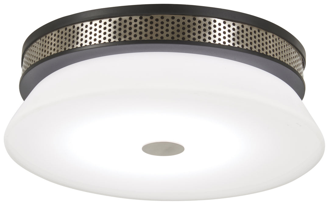 George Kovacs Tauten P955-691-L Ceiling Light - Coal With Brushed Nickel