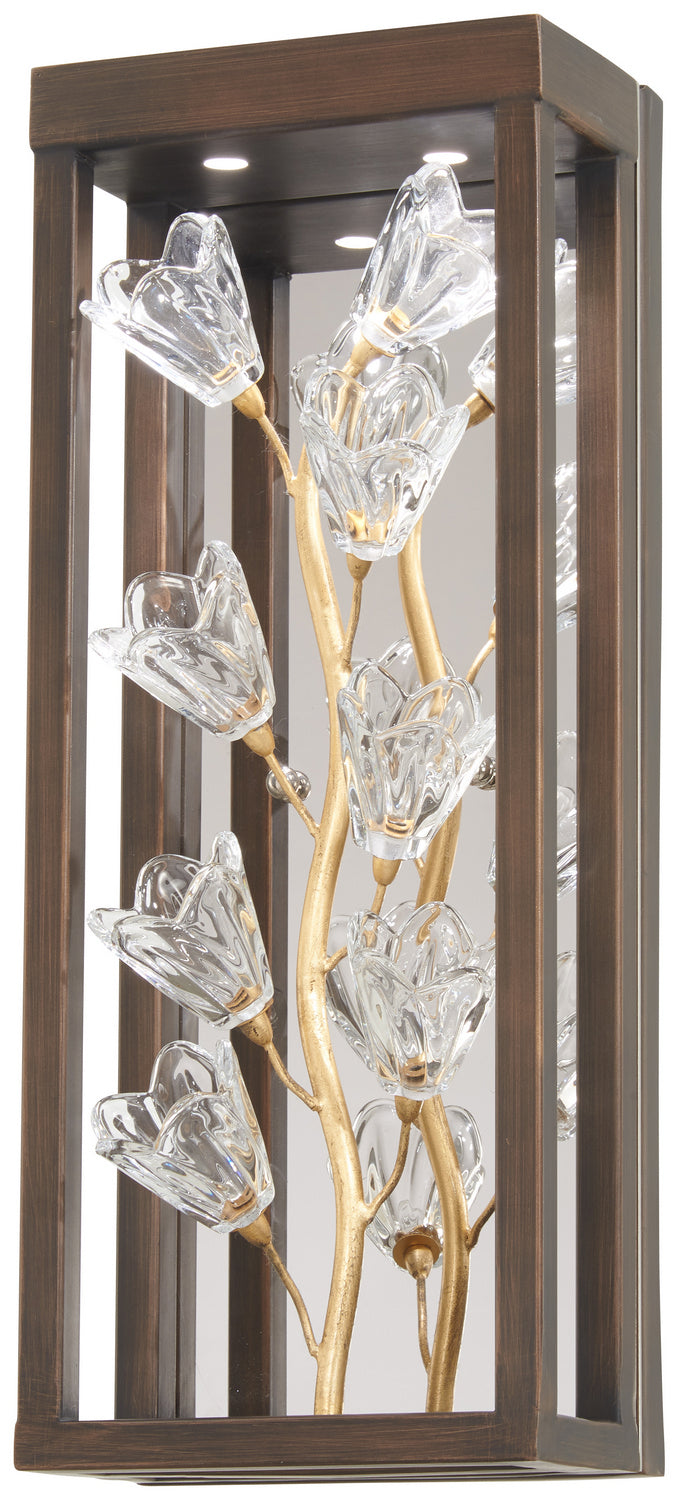 Metropolitan Maison Des Fleurs N7962-730-L Wall Light - Regal Bronze W/ Empire Gold