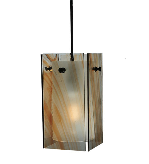 Meyda Tiffany Metro 111279 Pendant Light - Cognac Swirl (Amber)