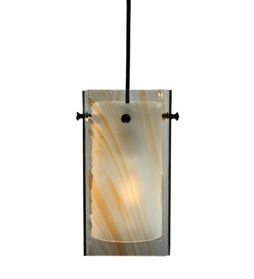 Meyda Tiffany Metro 111279 Pendant Light - Cognac Swirl (Amber)