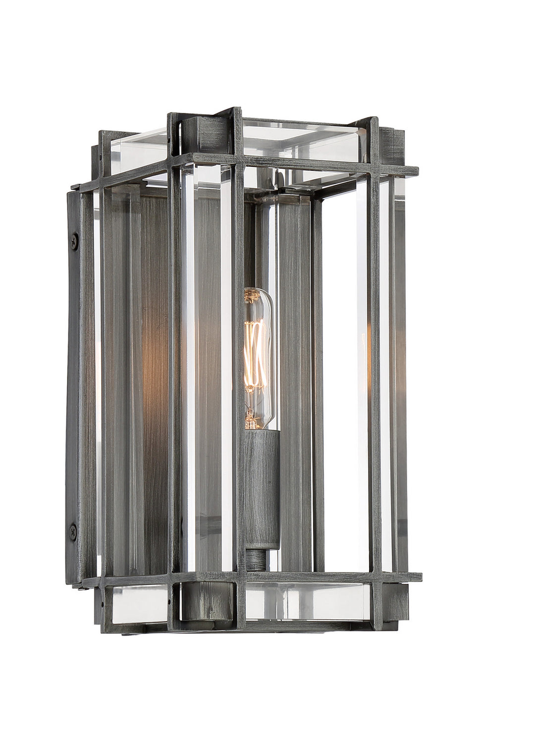 Minka-Lavery Langen Square 3851-756 Wall Light - Antique Nickel (Painted)