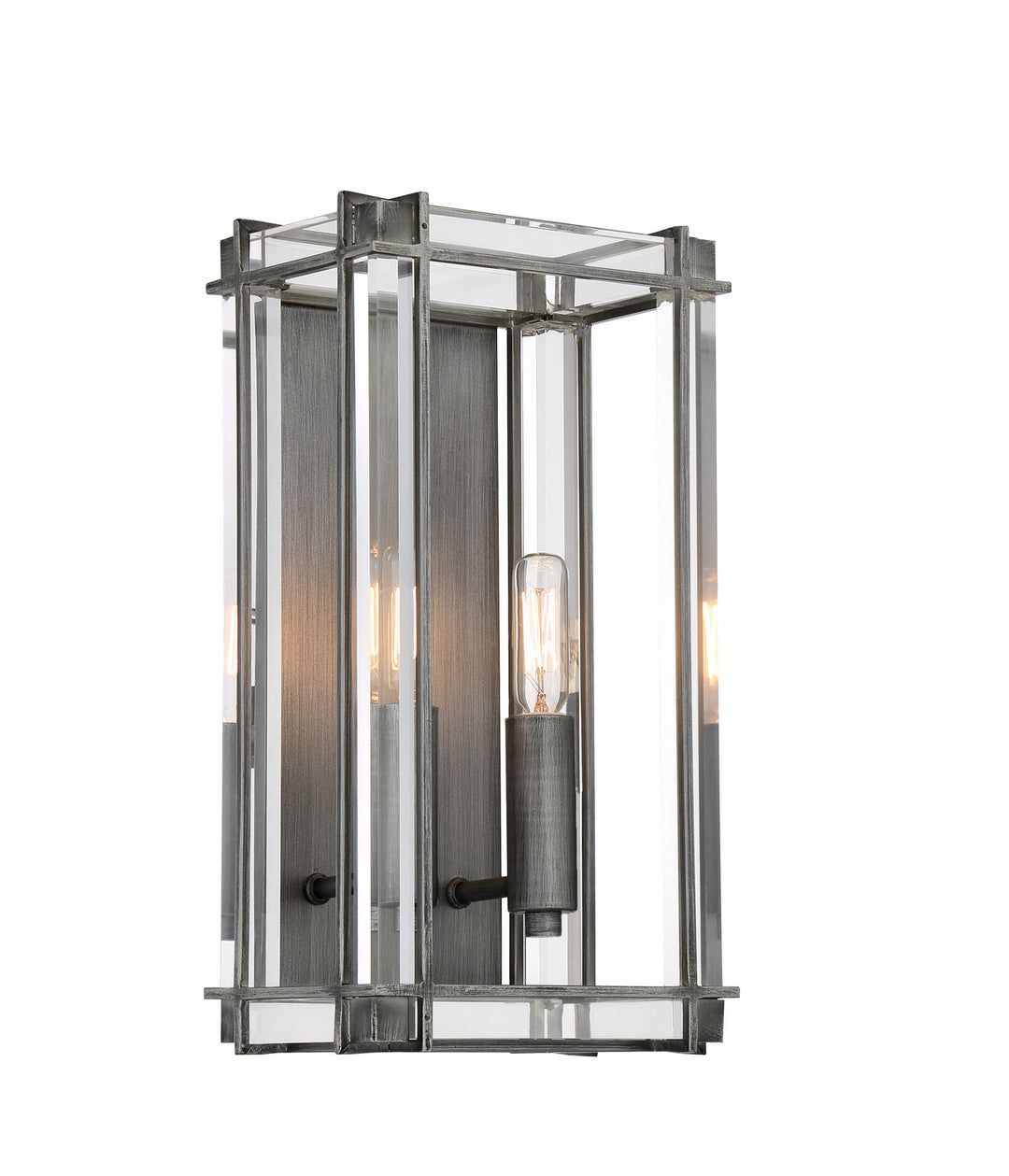 Minka-Lavery Langen Square 3852-756 Wall Light - Antique Nickel (Painted)