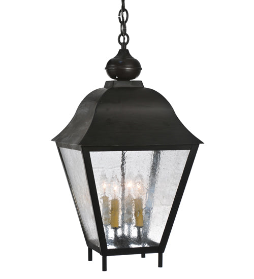 Meyda Tiffany Lighting 111281 Boston Four Light Pendant Outdoor Bronze / Dark