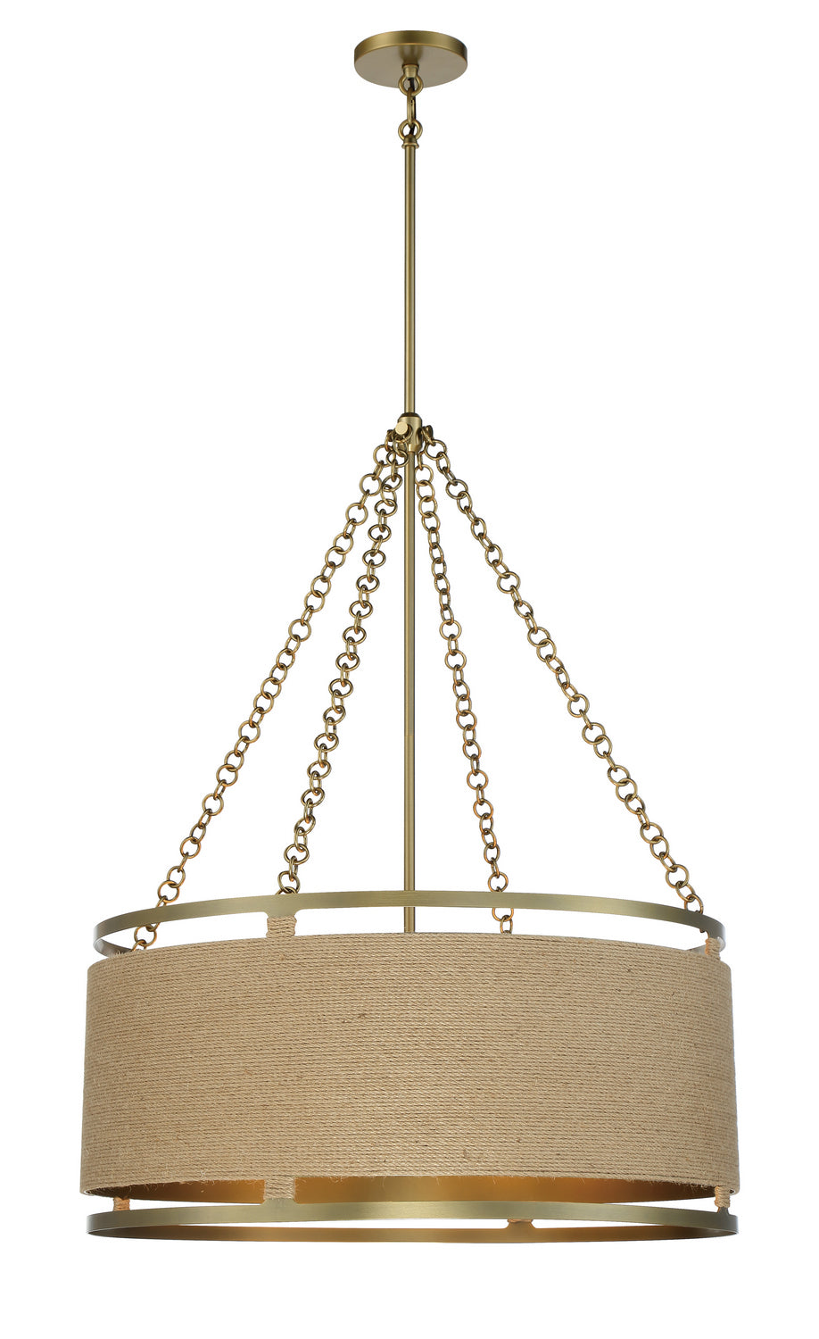 Minka-Lavery Windward Passage 3866-695 Chandelier Light - Soft Brass