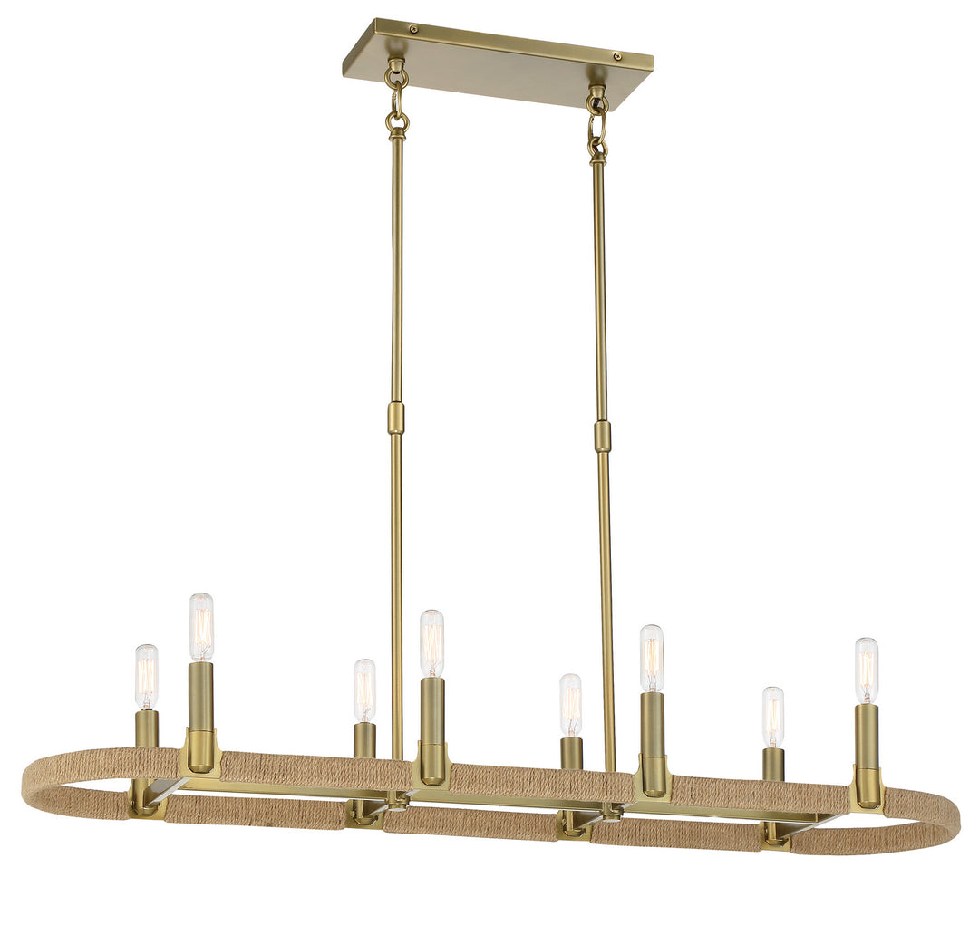 Minka-Lavery Windward Passage 3868-695 Pendant Light - Soft Brass