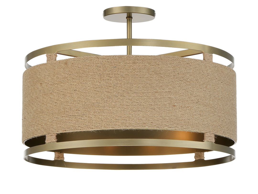 Minka-Lavery Windward Passage 3869-695 Ceiling Light - Soft Brass