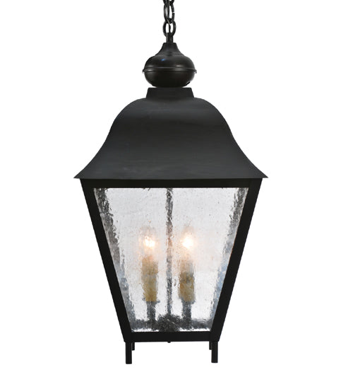 Meyda Tiffany Lighting 111281 Boston Four Light Pendant Outdoor Bronze / Dark