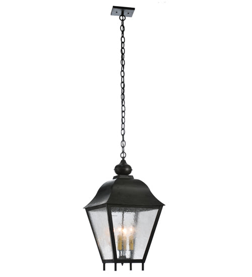 Meyda Tiffany Lighting 111281 Boston Four Light Pendant Outdoor Bronze / Dark