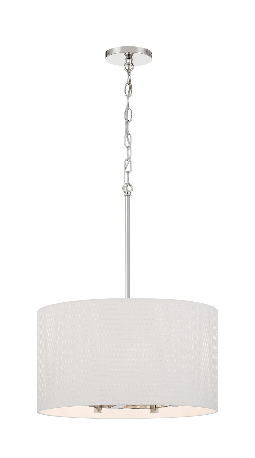 Minka-Lavery Palmetto 3925-613 Pendant Light - Polished Nickel