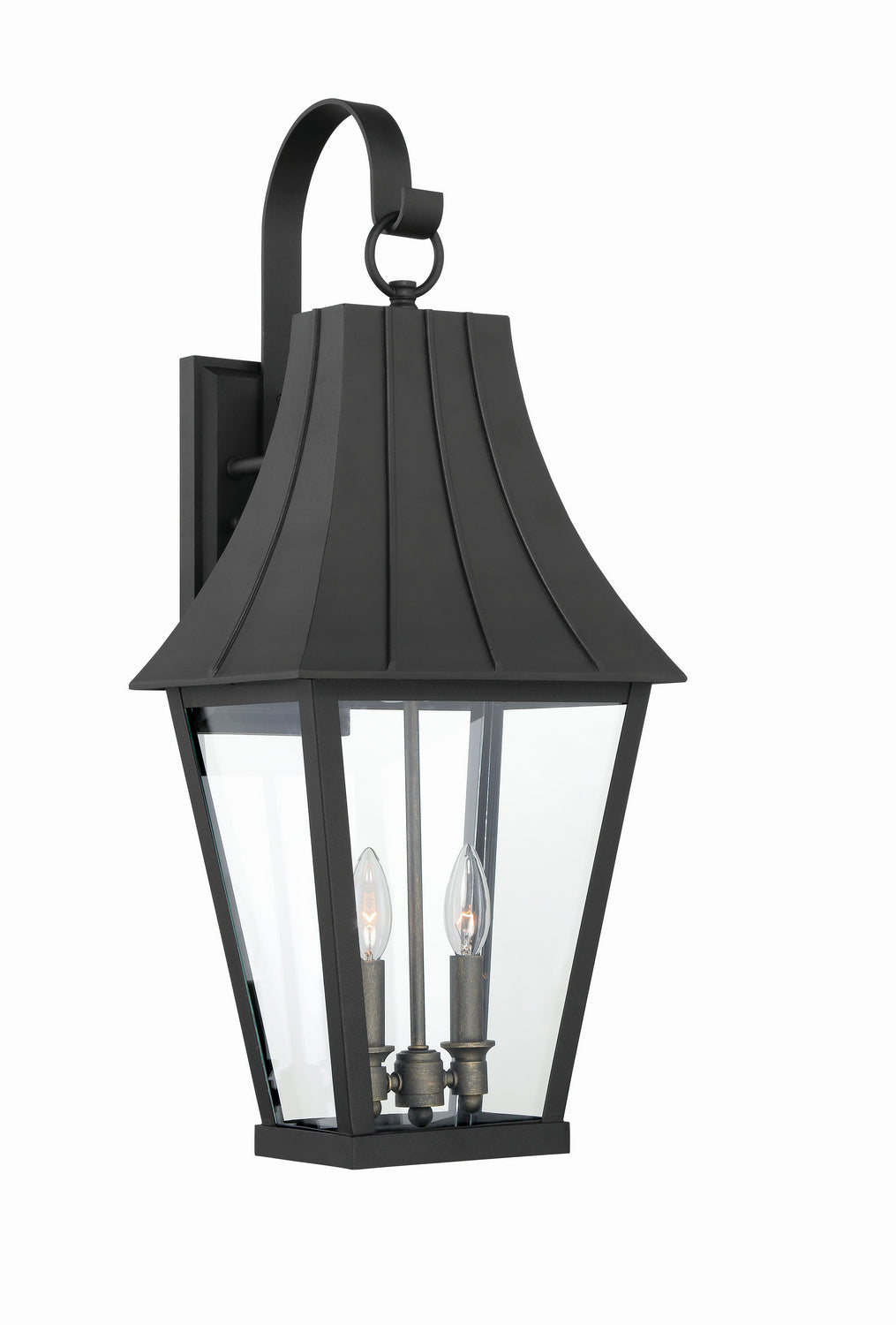 Minka-Lavery Lighting 72782-66G Chateau Grande Two Light Outdoor Lantern Outdoor Black