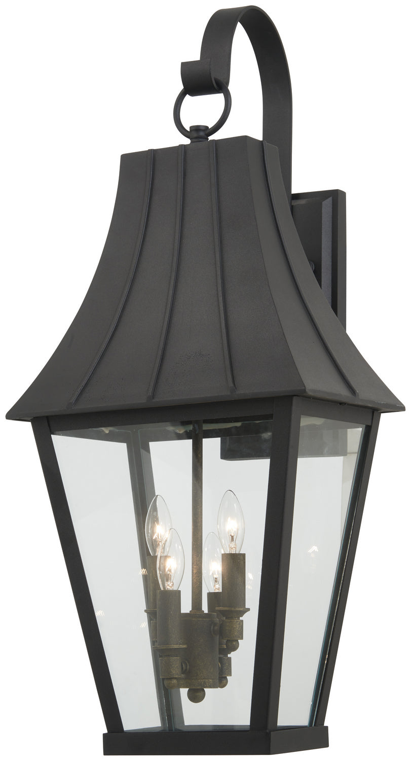 Minka-Lavery Lighting 72783-66G Chateau Grande Four Light Outdoor Wall Mount Outdoor Black