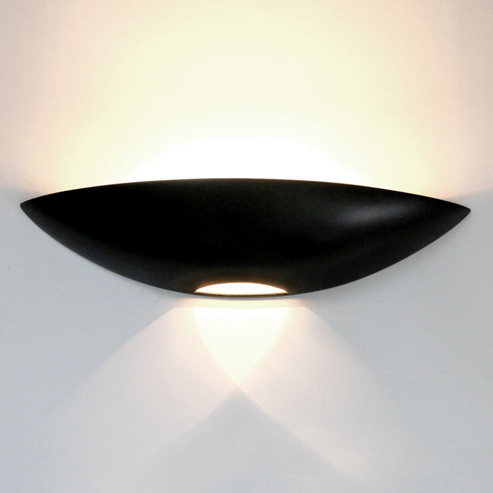 A-19 Islands of Light 1201-A30 Wall Sconce Light - Slate Black