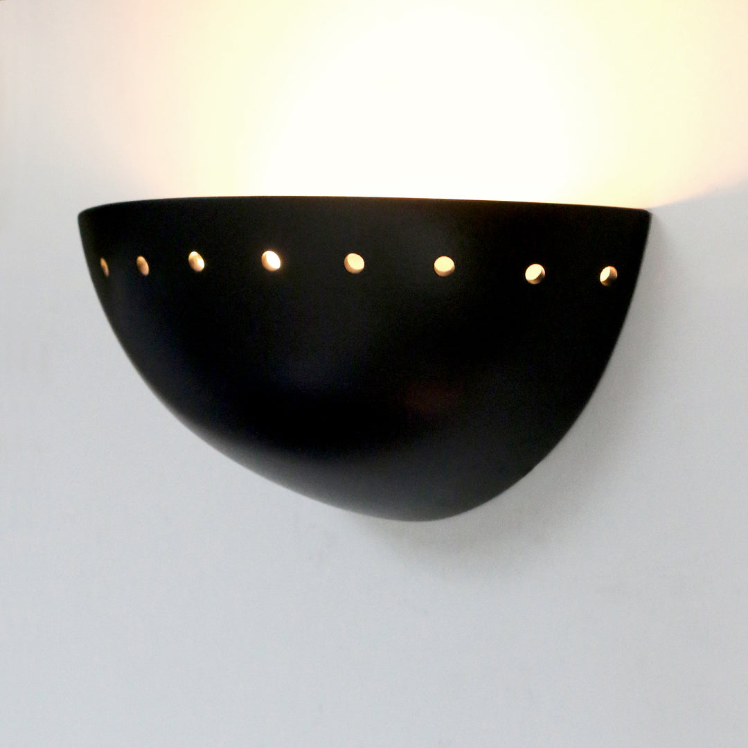 A-19 Islands of Light 305-A30 Wall Sconce Light - Slate Black