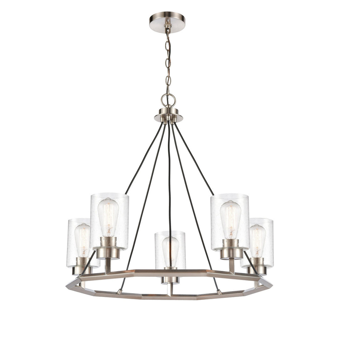 Innovations 441-5CH-BSN-SDY Chandelier Light - Black Satin Nickel