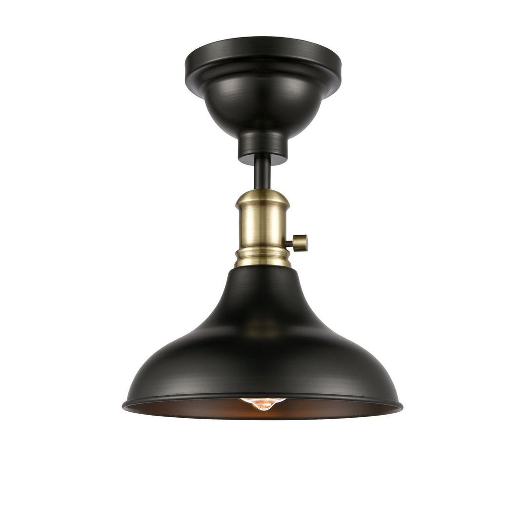 Innovations Metro 443SW-1C-BAB-M15BK Ceiling Light - Black Antique Brass