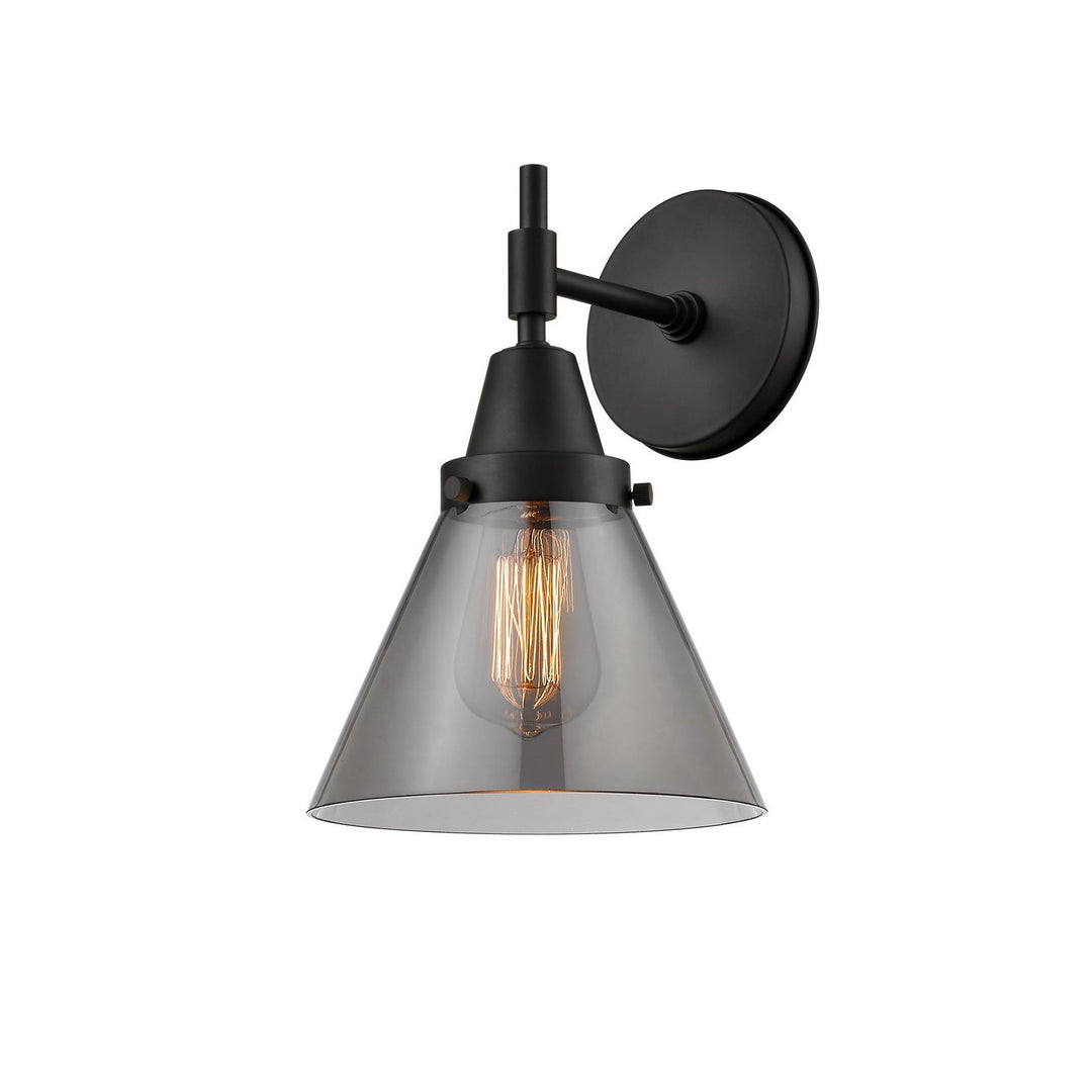 Innovations Caden 447-1W-BK-G43 Wall Sconce Light - Matte Black