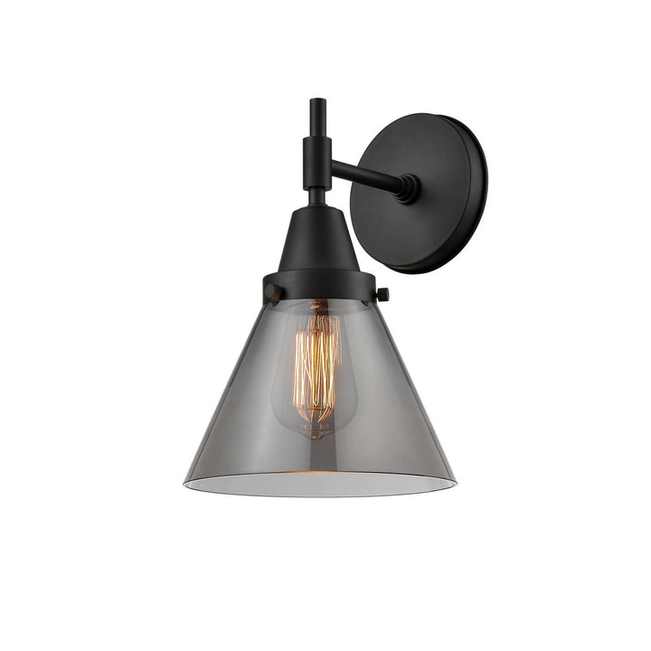Innovations Caden 447-1W-BK-G43 Wall Sconce Light - Matte Black