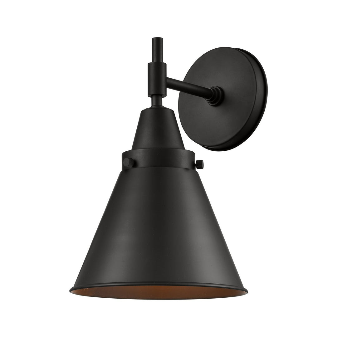 Innovations Caden 447-1W-BK-M13-BK Wall Sconce Light - Matte Black
