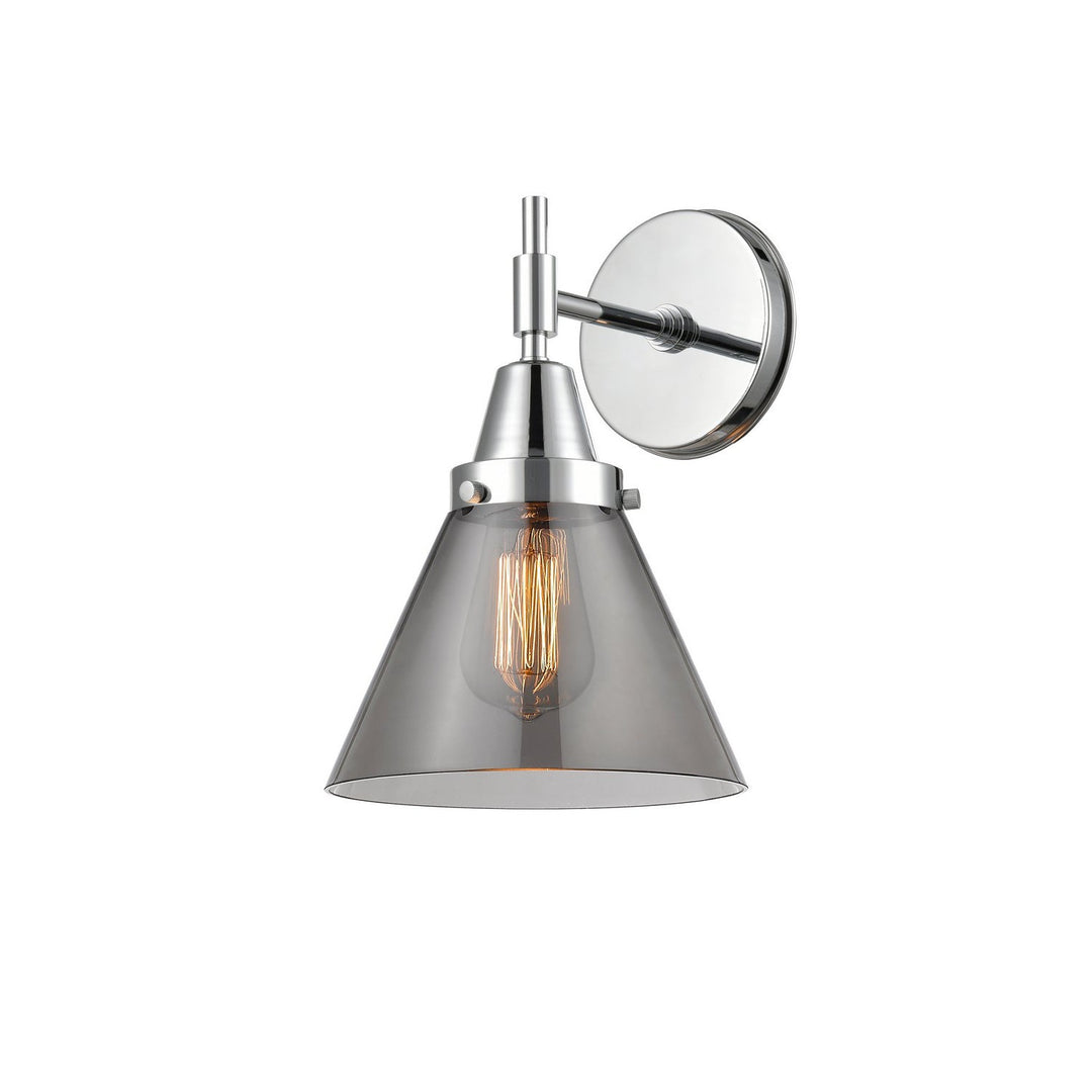 Innovations Caden 447-1W-PC-G43 Wall Sconce Light - Polished Chrome