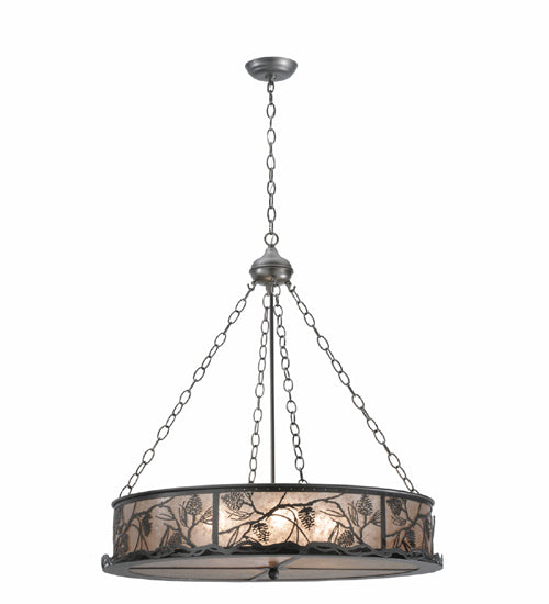 Meyda Tiffany Whispering Pines 111316 Pendant Light - Pewter