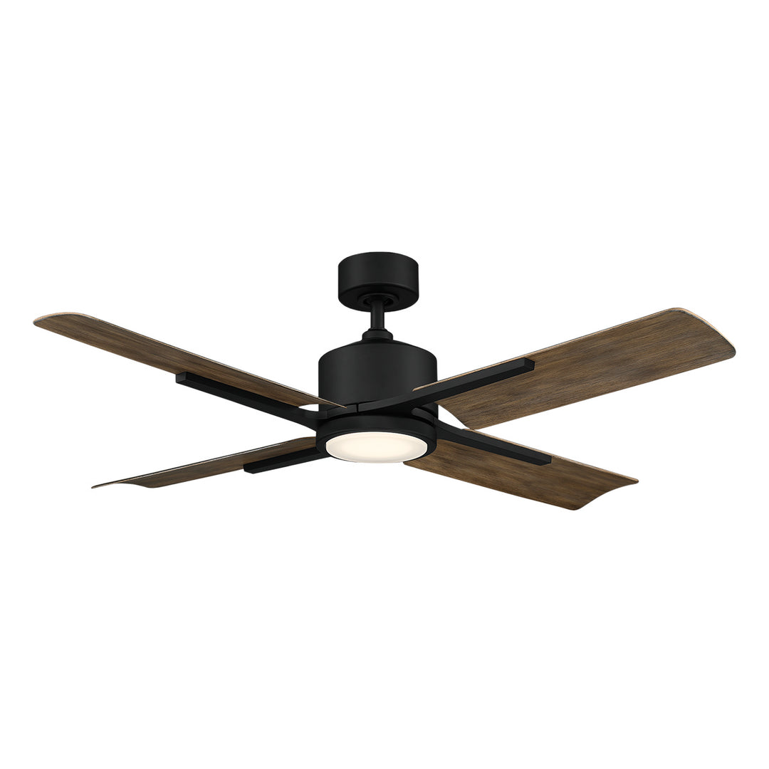 Modern Forms Fan Cervantes FR-W1806-56L27MBBW Ceiling Fan 56 - Matte Black/Barn Wood, Barn Wood/