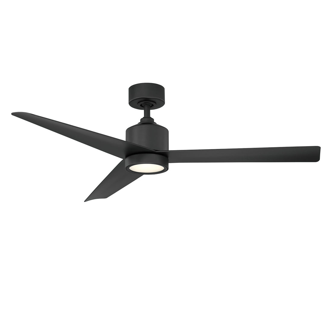 Modern Forms Fan Lotus FR-W1809-54L-27-MB Ceiling Fan 54 - Matte Black, Matte Black/