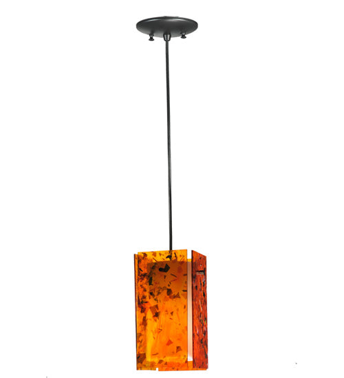 Meyda Tiffany Metro 111348 Pendant Light - Magma (Orange)