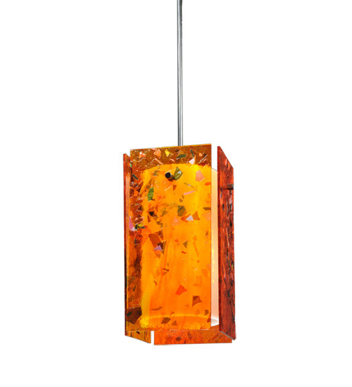 Meyda Tiffany Metro 111348 Pendant Light - Magma (Orange)