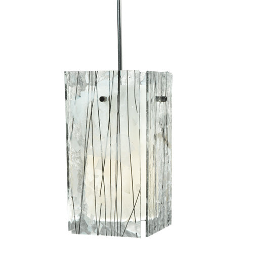 Meyda Tiffany Metro Fusion 111349 Pendant Light - Branches (Black/White Streamers/Fractures