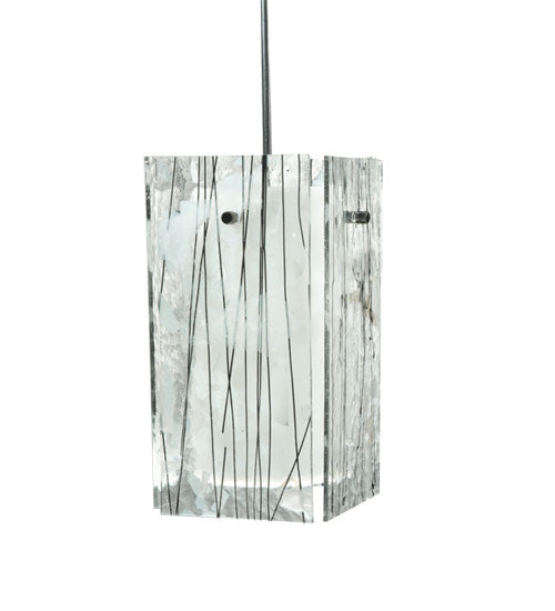 Meyda Tiffany Metro Fusion 111349 Pendant Light - Branches (Black/White Streamers/Fractures