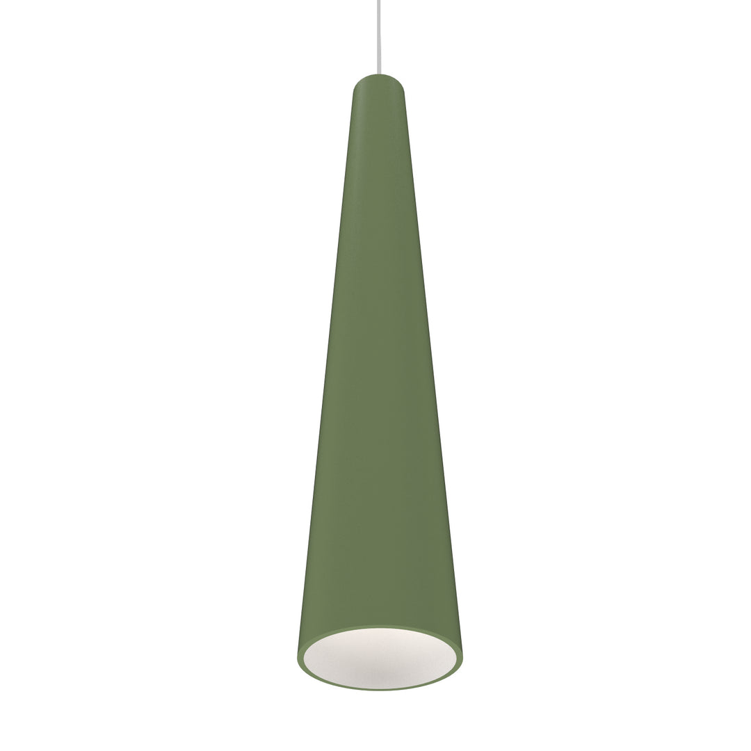 Accord Conical 1276.30 Pendant Light - Olive Green