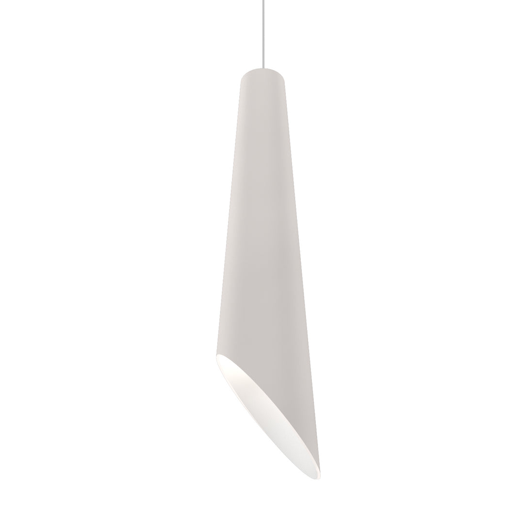 Accord Conical 1277.25 Pendant Light - Iredesent White