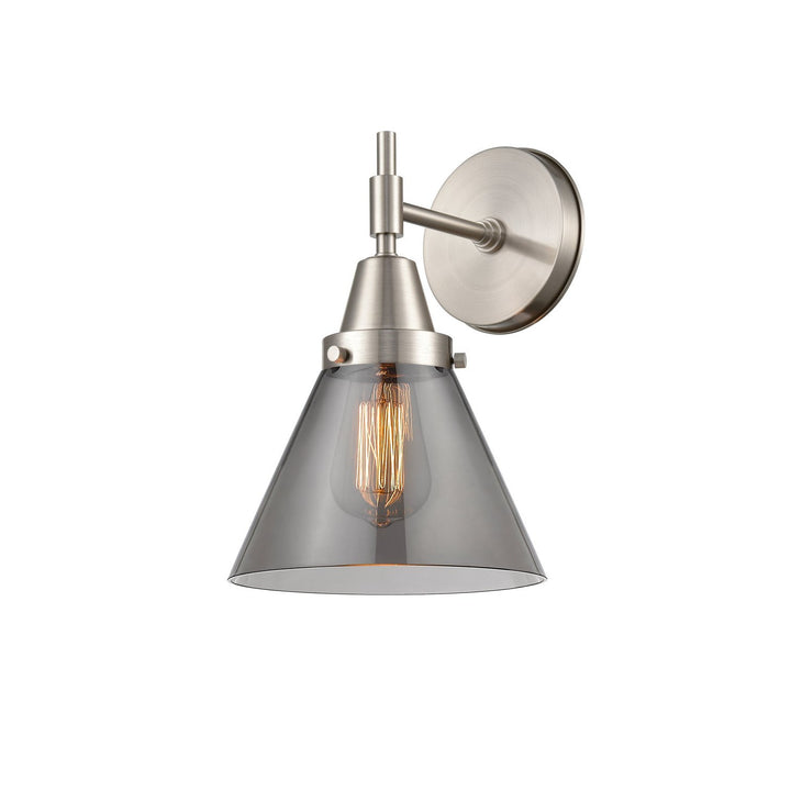 Innovations Caden 447-1W-SN-G43-LED Wall Sconce Light - Satin Nickel