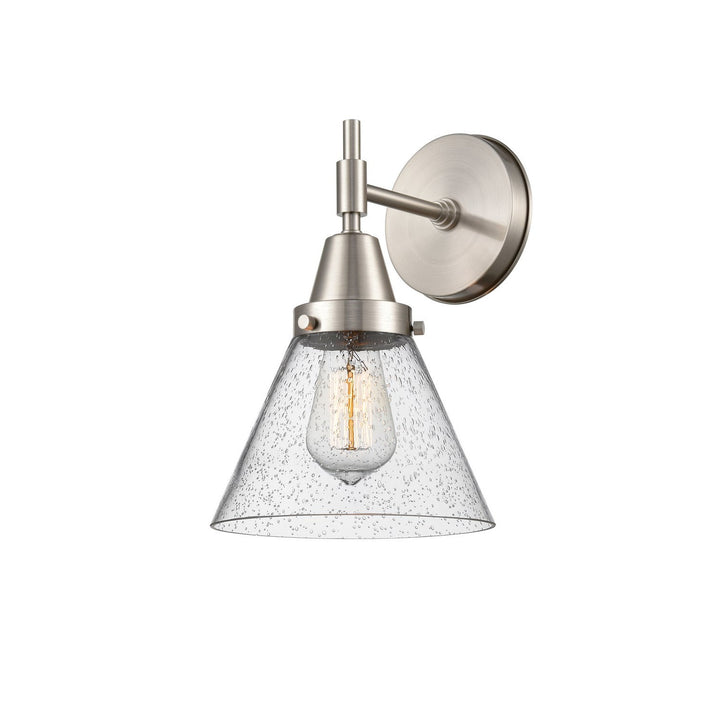 Innovations Caden 447-1W-SN-G44-LED Wall Sconce Light - Satin Nickel