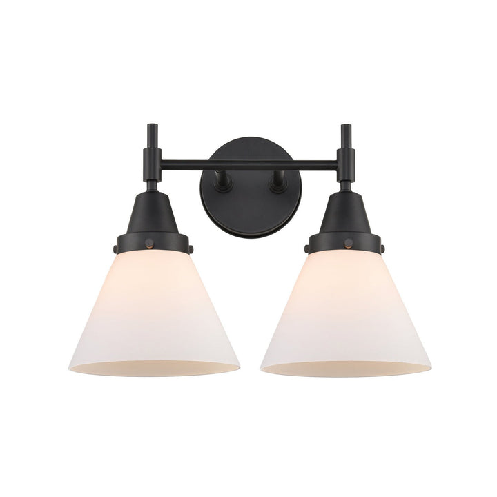 Innovations Caden 447-2W-BK-G41 Bath Vanity Light 17 in. wide - Matte Black