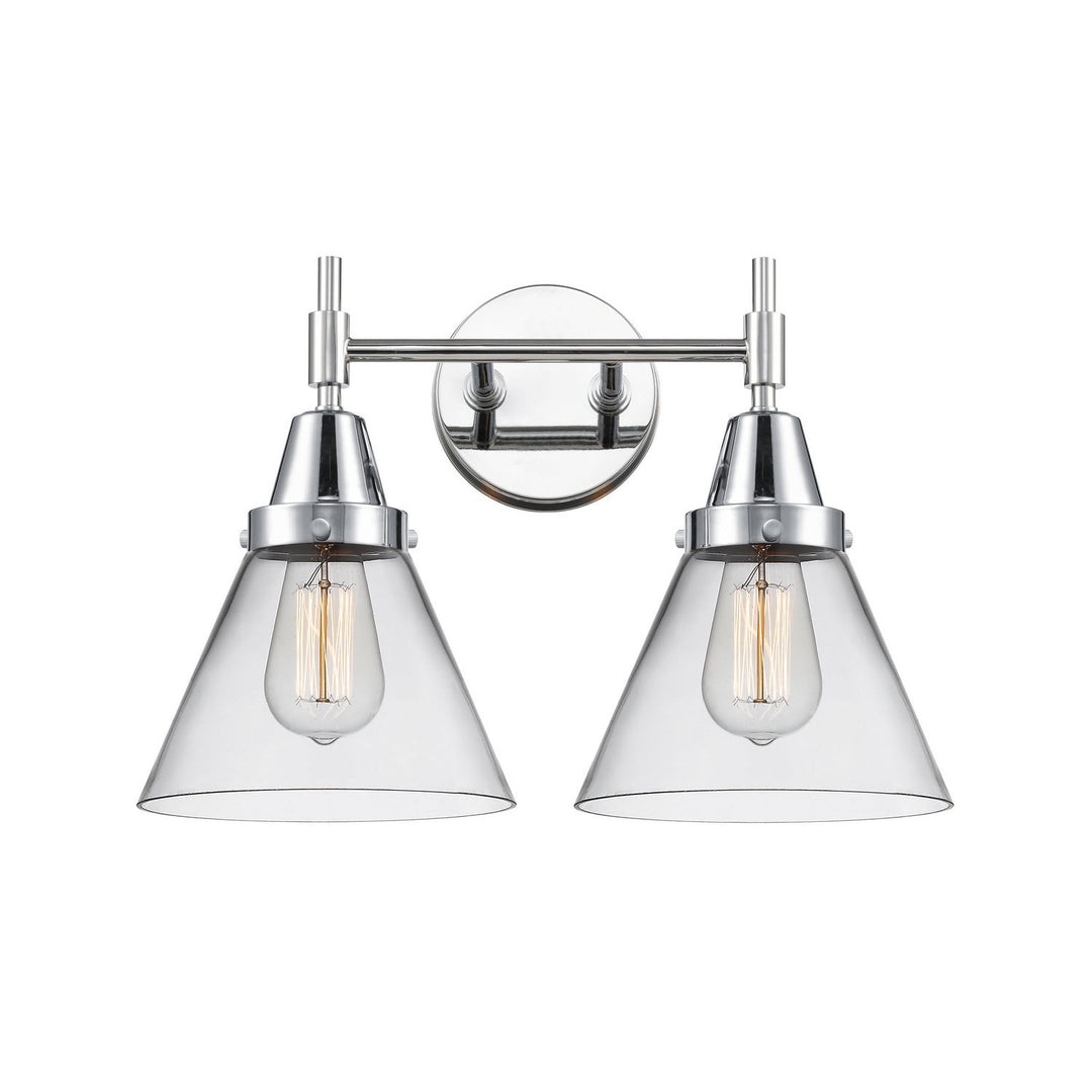 Innovations Caden 447-2W-PC-G42 Bath Vanity Light 17 in. wide - Polished Chrome