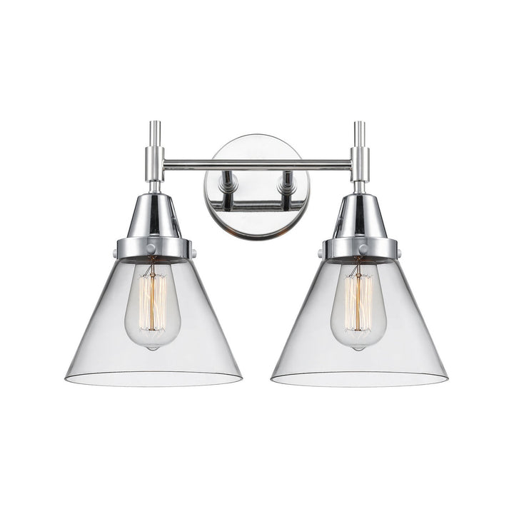 Innovations Caden 447-2W-PC-G42 Bath Vanity Light 17 in. wide - Polished Chrome