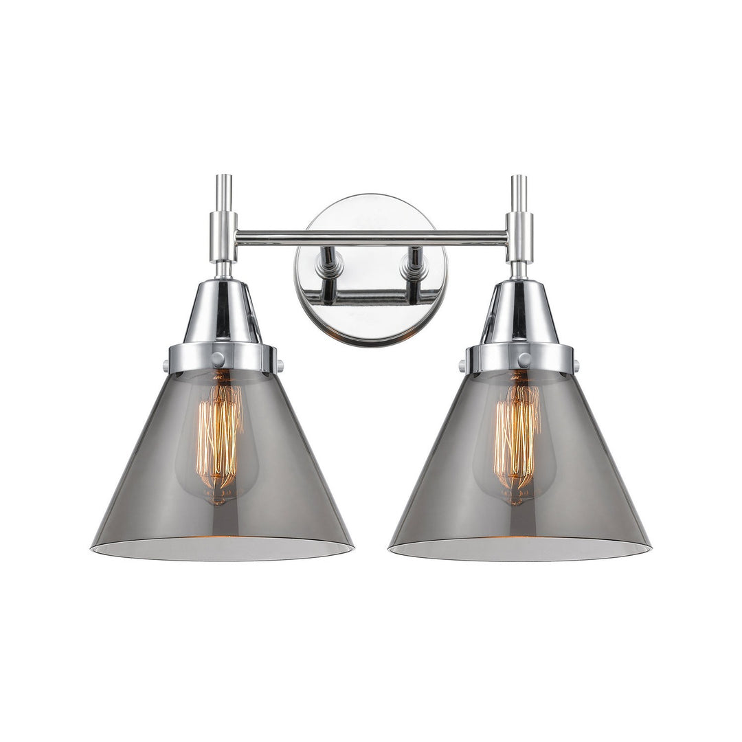 Innovations Caden 447-2W-PC-G43 Bath Vanity Light 17 in. wide - Polished Chrome